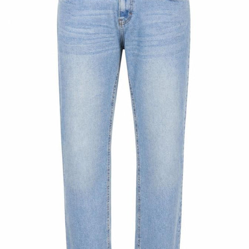 Bershka Denim Men Blue Slim Fit Light Wash Jeans 36W 36L
