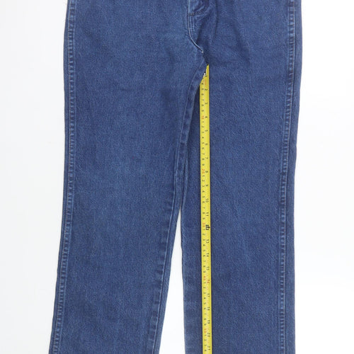Wrangler Men's Blue 32x32 Regular Fit Straight Denim Jeans