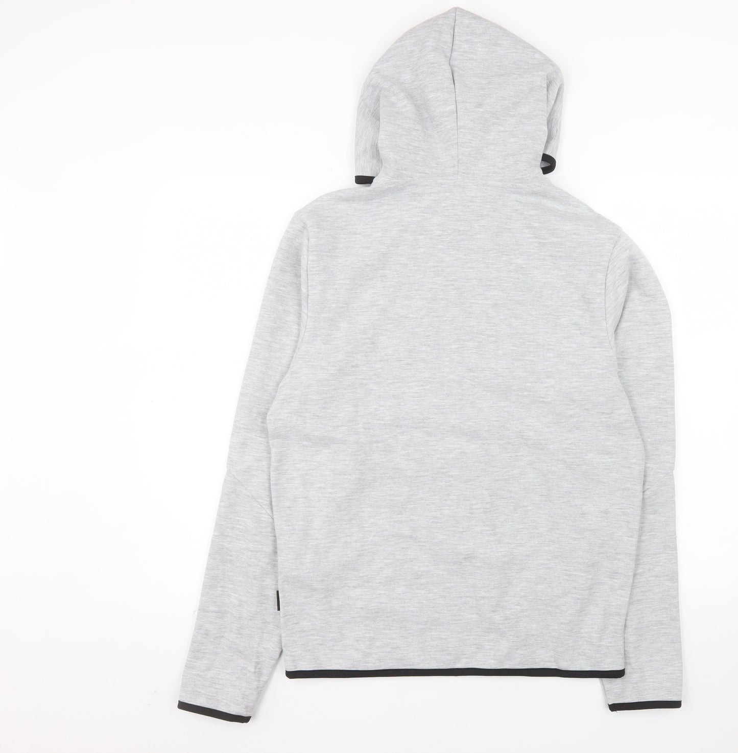 Jack & Jones Men's Grey Hooded Full Zip Jacket Size S