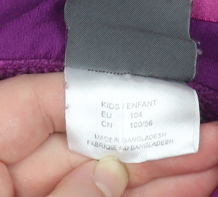 Jack Wolfskin Girls Pink Waterproof Hooded Parka Jacket - 4 Years