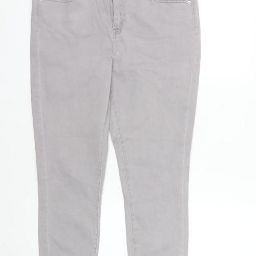 Denim Co. Women’s Grey Skinny Jeans Size 16 Stretch Slim Fit