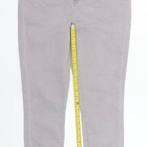 Denim Co. Women’s Grey Skinny Jeans Size 16 Stretch Slim Fit