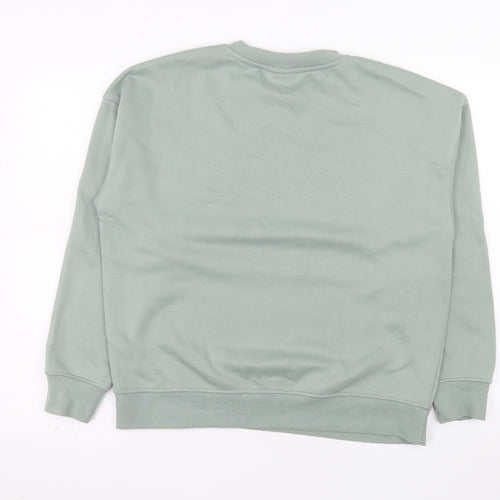 Primark Disney Women Green Mickey Mouse Sweatshirt Size S 10/12