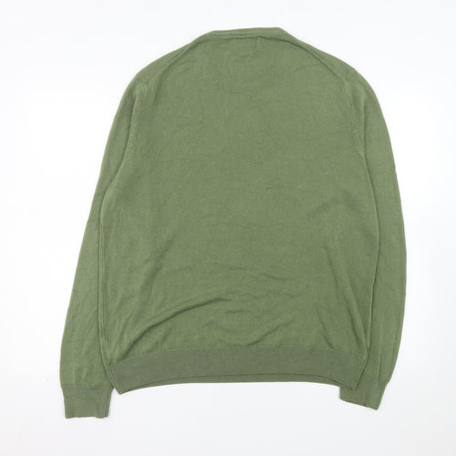 F&F Men’s Green XL Crew Neck Acrylic Knit Jumper