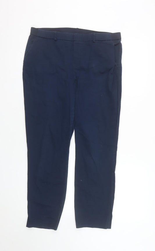 Dunnes Stores Women's Blue Chino Trousers Size 14