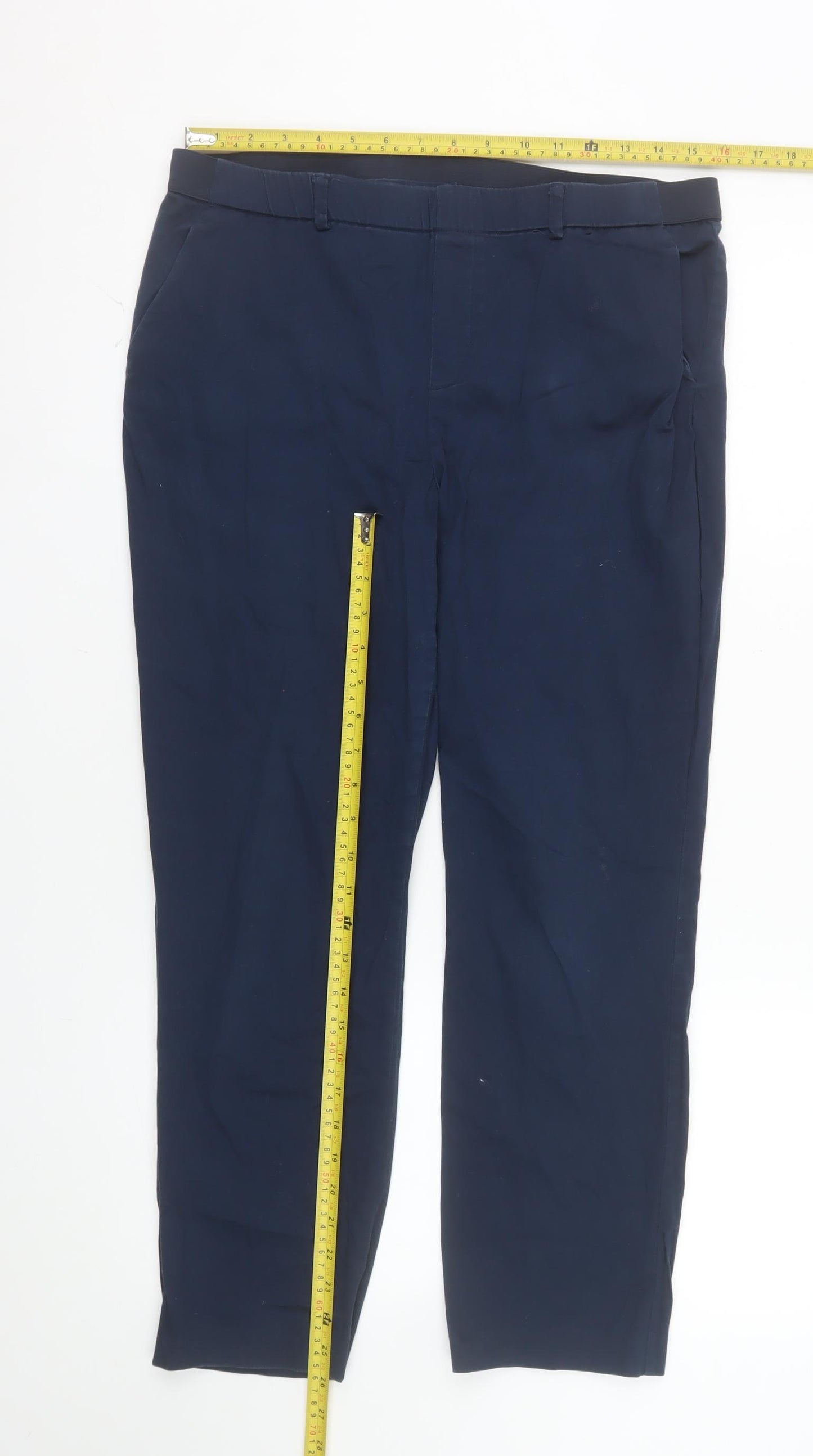Dunnes Stores Women's Blue Chino Trousers Size 14