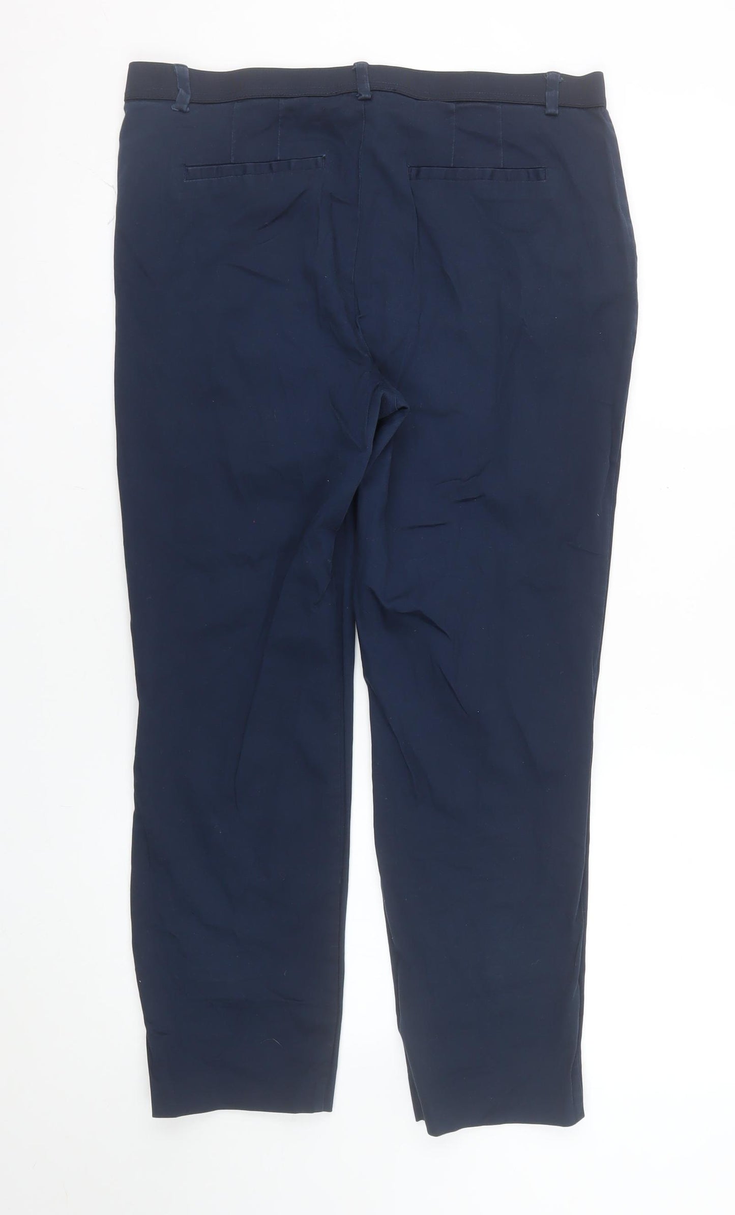 Dunnes Stores Women's Blue Chino Trousers Size 14