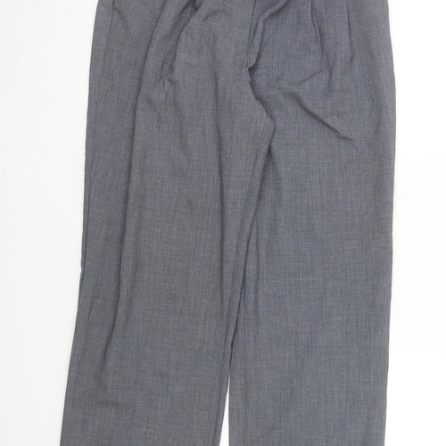 Gallery Women’s Grey Size 14 Pleated Dress Pants Trousers
