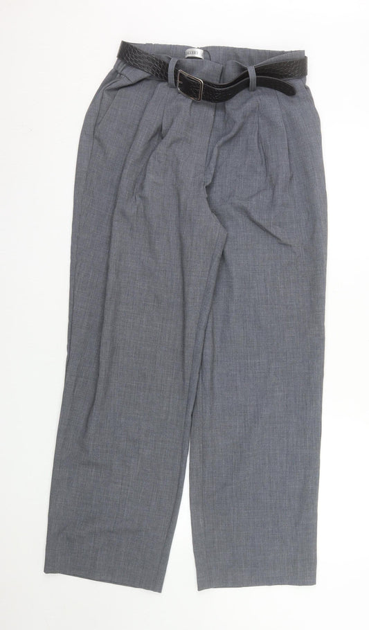 Gallery Women’s Grey Size 14 Pleated Dress Pants Trousers