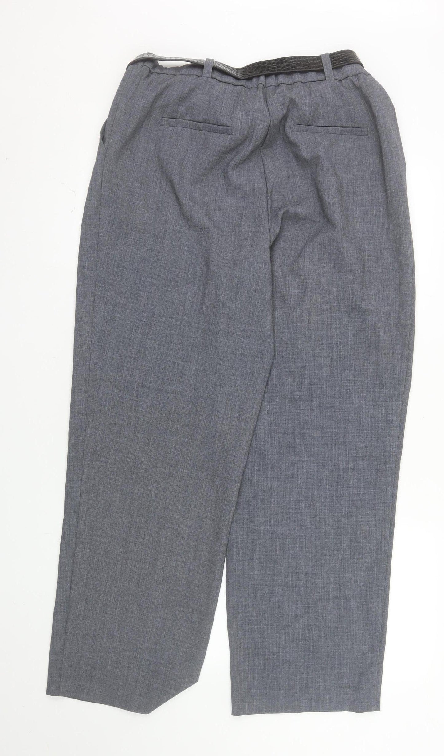 Gallery Women’s Grey Size 14 Pleated Dress Pants Trousers