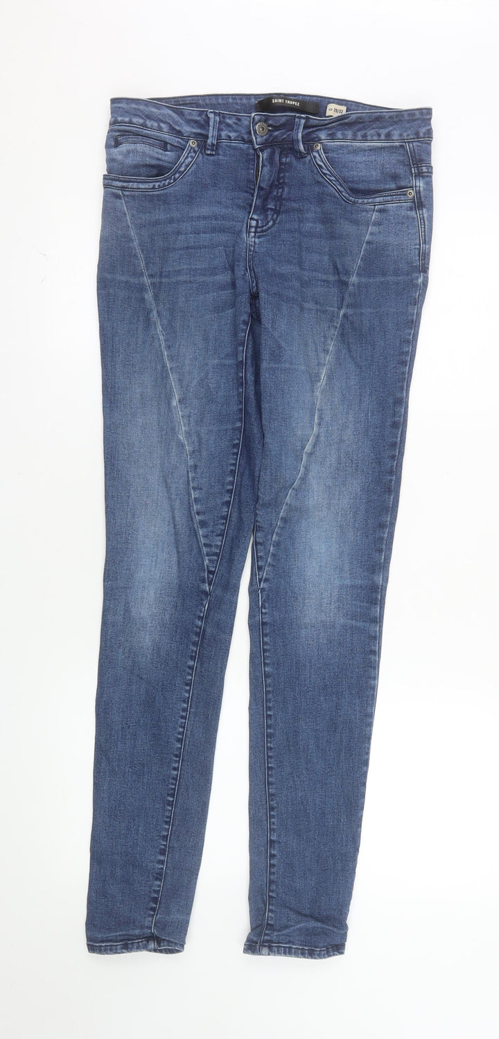 Saint Tropez Women's Blue 29x32 Slim Fit Skinny Denim Jeans