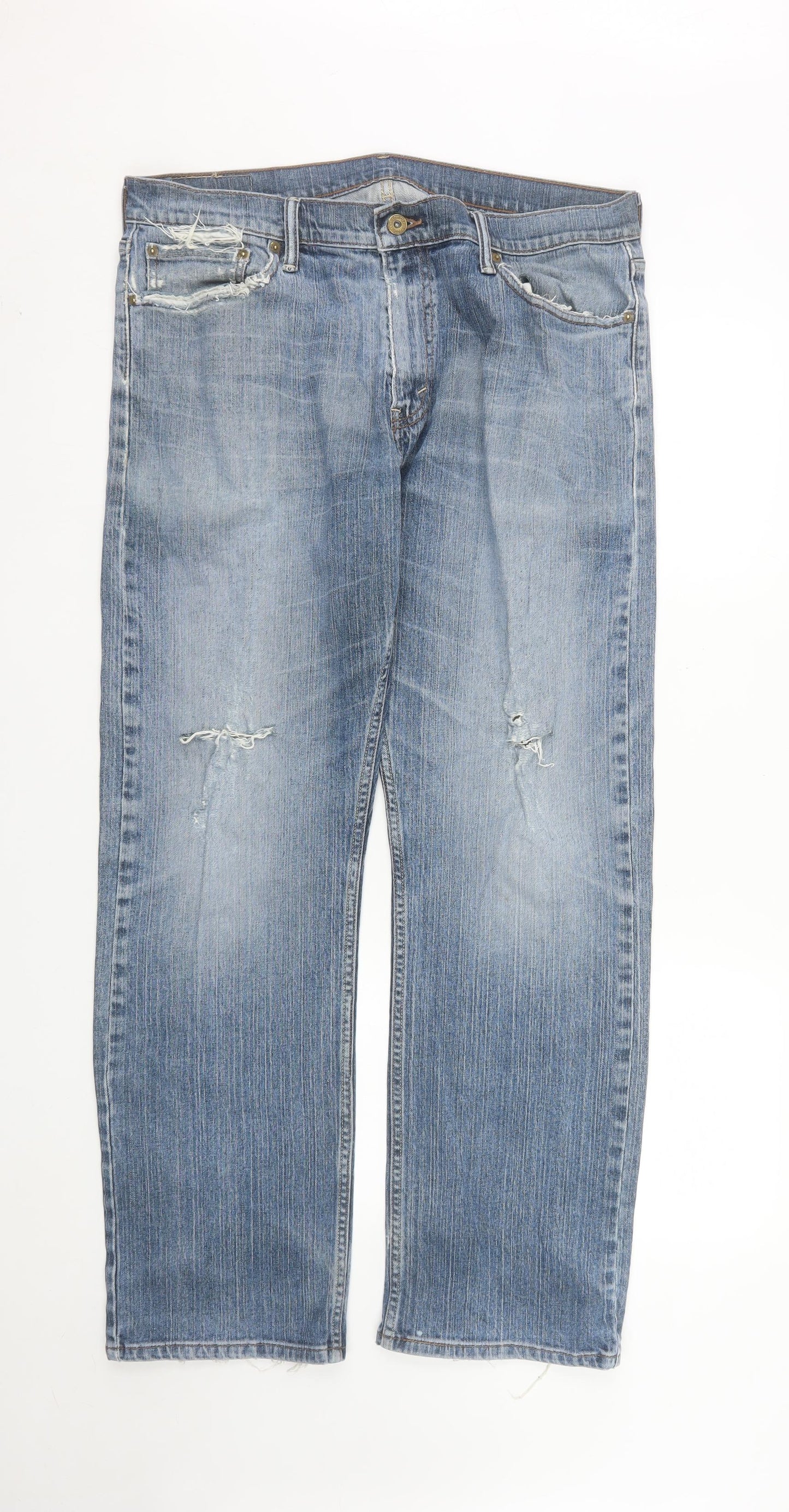 Levi's Men's Blue 514 Straight Fit Jeans W36 L32