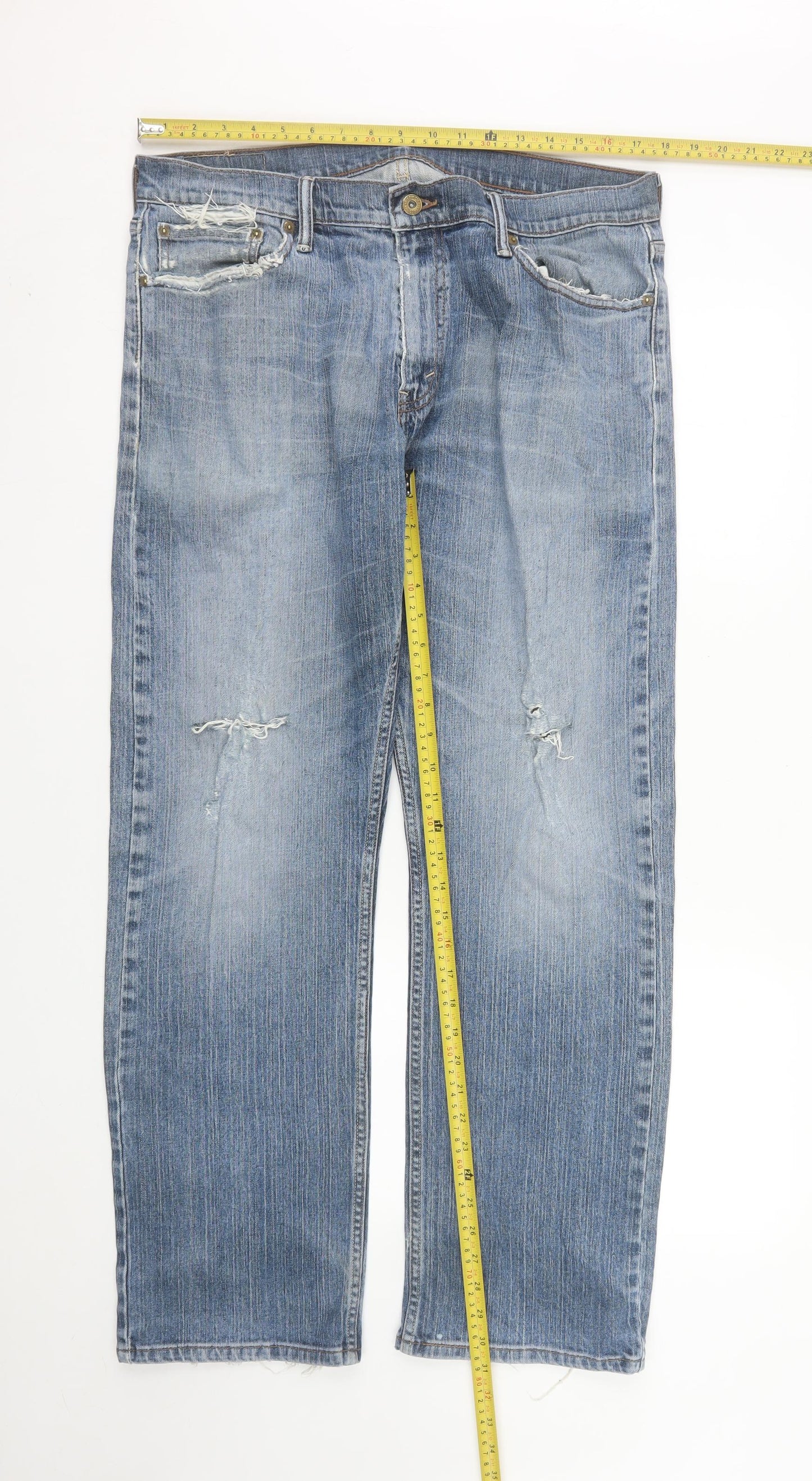 Levi's Men's Blue 514 Straight Fit Jeans W36 L32