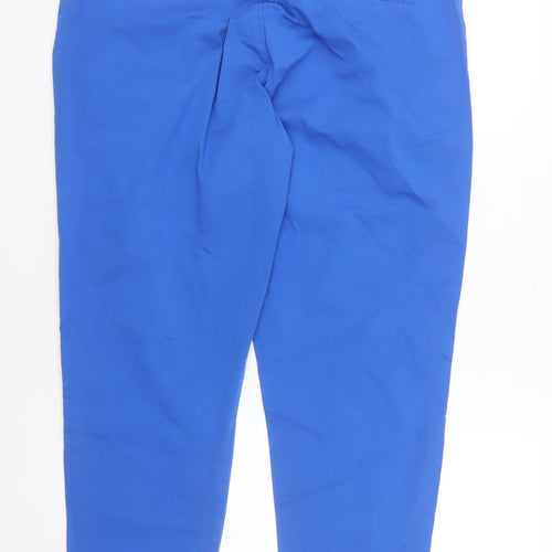 Red Herring Women's Blue Chino Trousers Size 14 Regular Cotton Blend