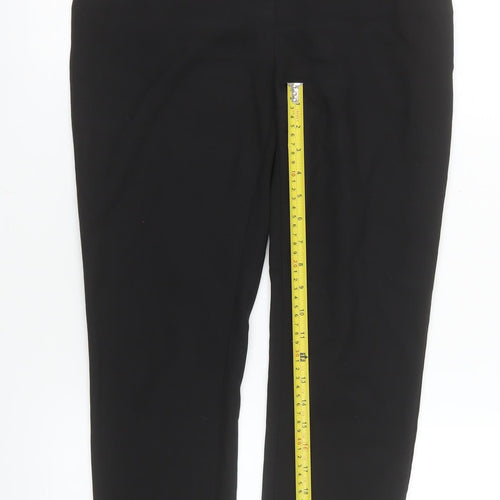 Next Women’s Black Slim Fit Tapered Tailored Trousers Size 8