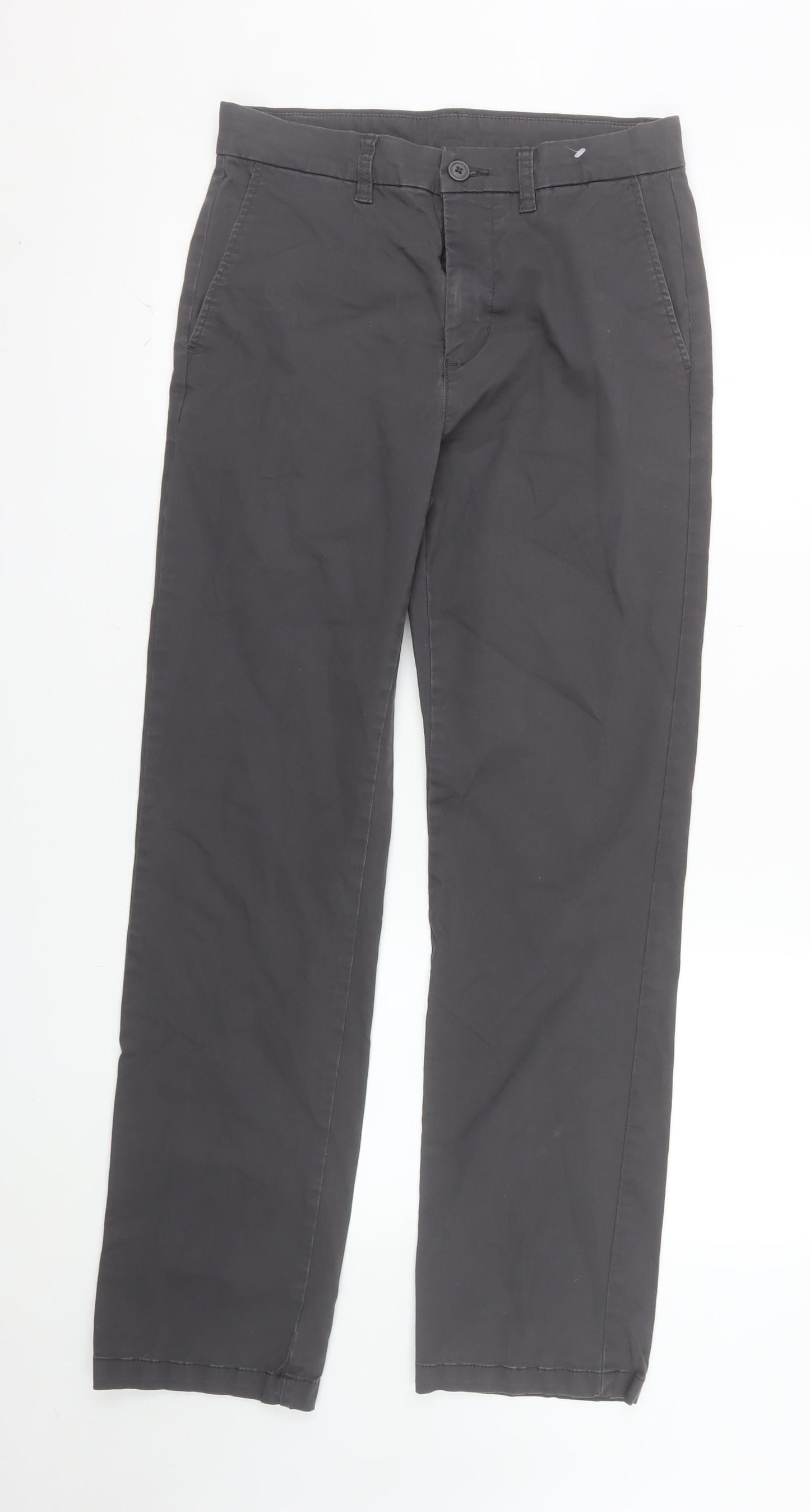 Dunnes Stores Men's Grey Chino Trousers 30W 32L Slim Fit