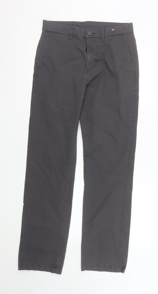 Dunnes Stores Men's Grey Chino Trousers 30W 32L Slim Fit