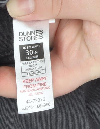 Dunnes Stores Men's Grey Chino Trousers 30W 32L Slim Fit
