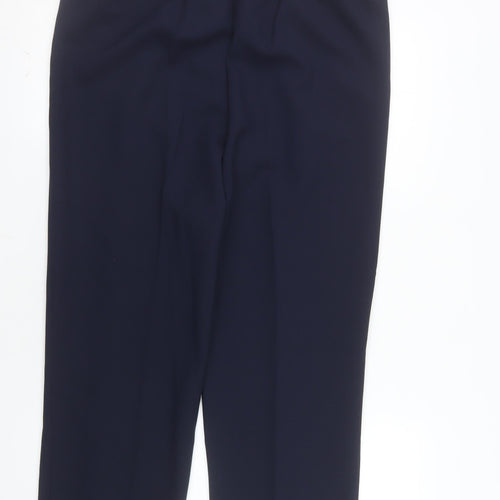 EWM Women’s Blue Classic Comfort Trousers Size 14 28in Leg