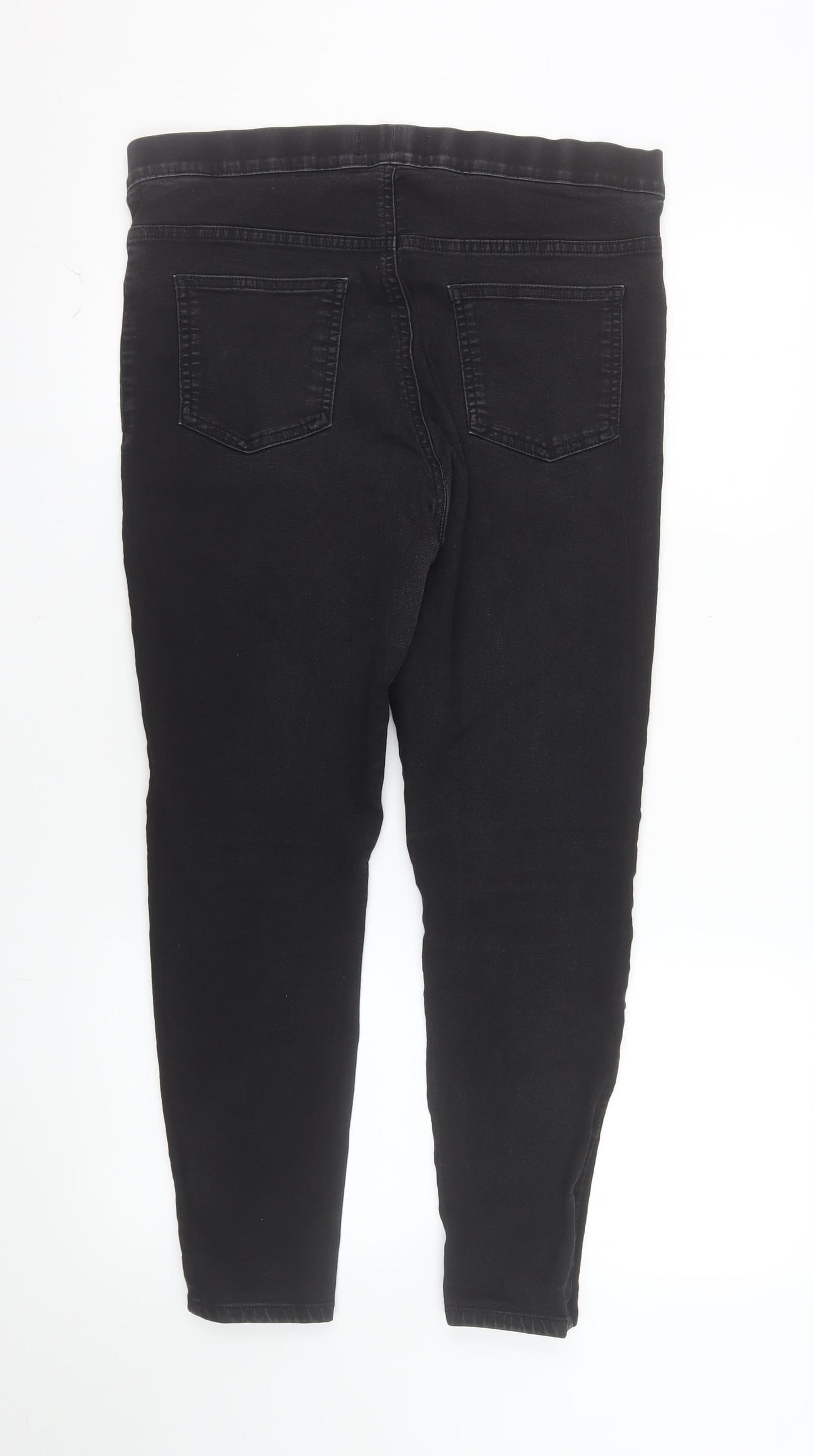 Marks and Spencer Womens Black Jegging Jeans Size 14 Short