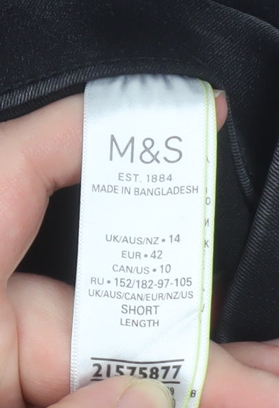 Marks and Spencer Womens Black Jegging Jeans Size 14 Short