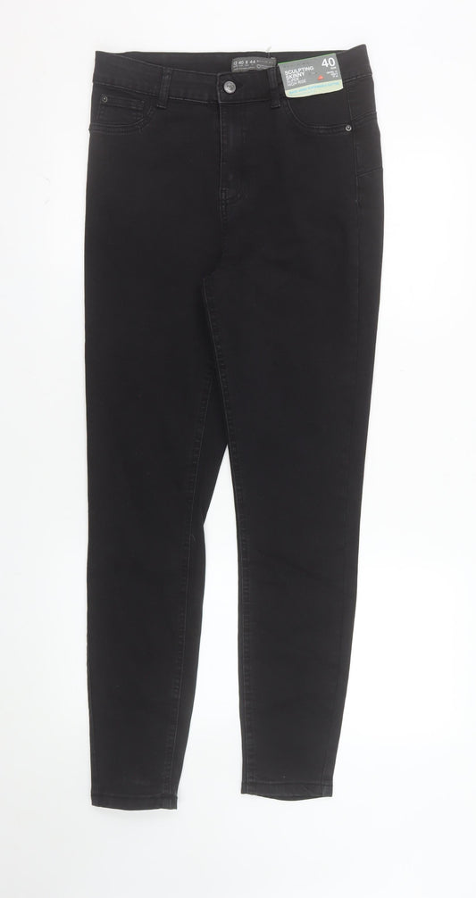 Primark Women Black High Rise Skinny Jeans Size 12
