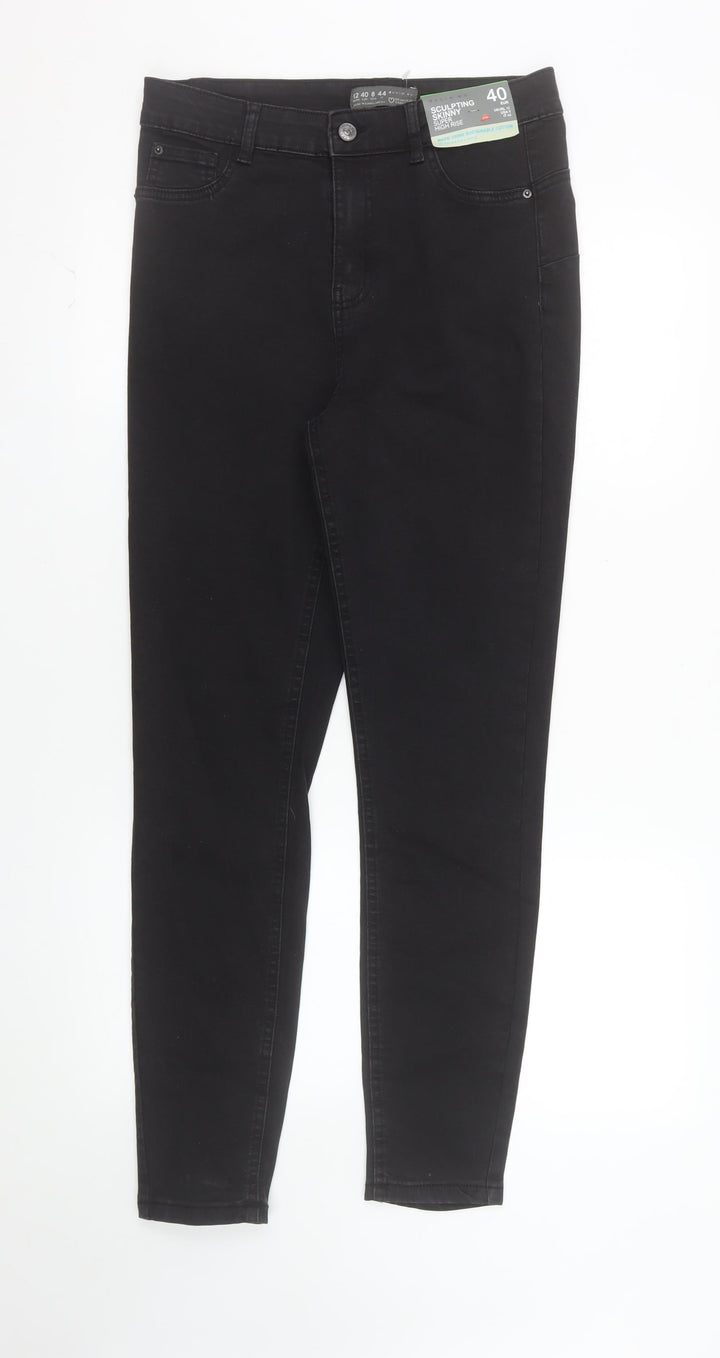 Primark Women Black High Rise Skinny Jeans Size 12