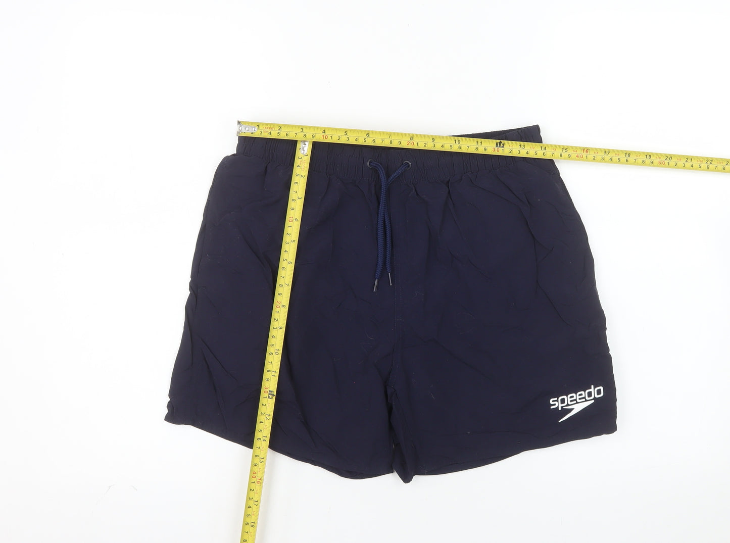 Speedo Men's Navy Blue Swim Shorts S Regular Fit Quick Dry