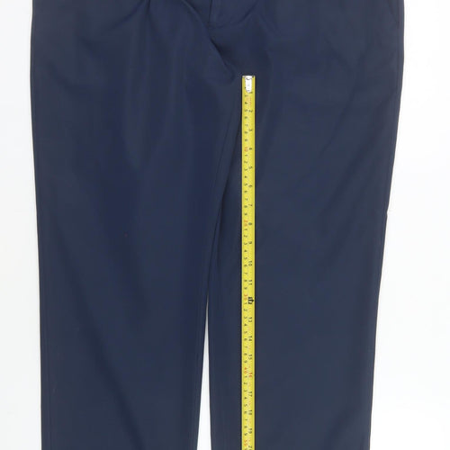 Padraig Harrington for Dunnes Stores Men's Navy Dress Pants 36in Waist Regular Leg Polyester