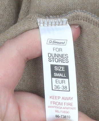 Dunnes Stores Womens Grey Coatigan Size S Open Front Wool Blend Jacket