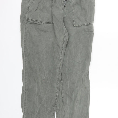 Dunnes Stores Men’s Grey Cargo Trousers M Regular Fit Cotton