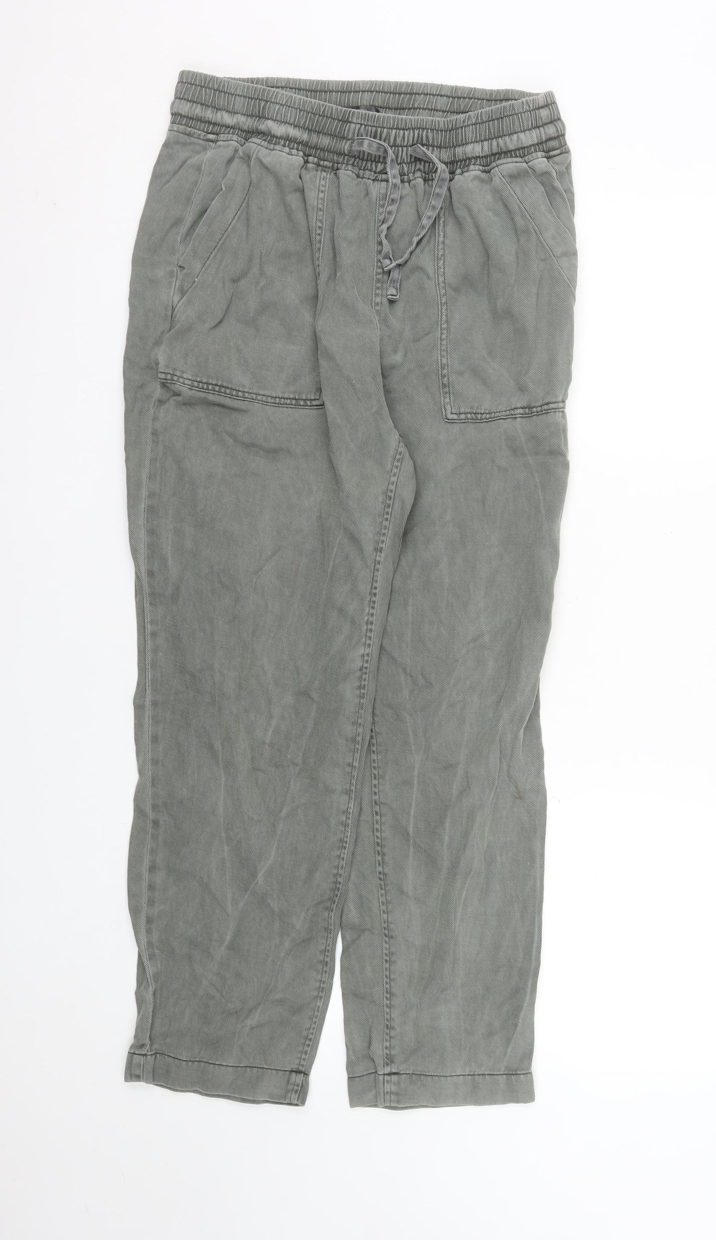 Dunnes Stores Men’s Grey Cargo Trousers M Regular Fit Cotton