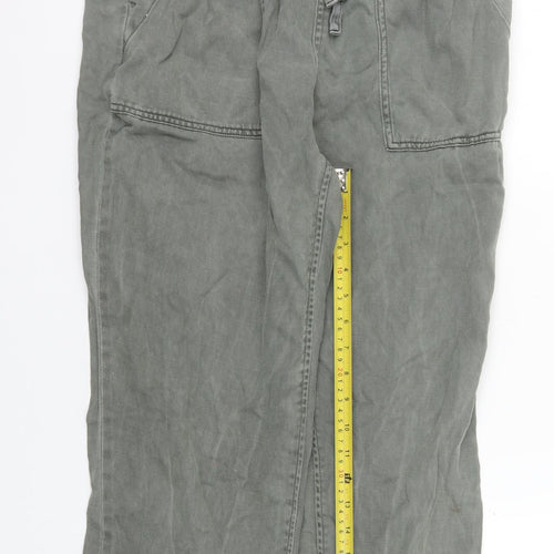 Dunnes Stores Men’s Grey Cargo Trousers M Regular Fit Cotton