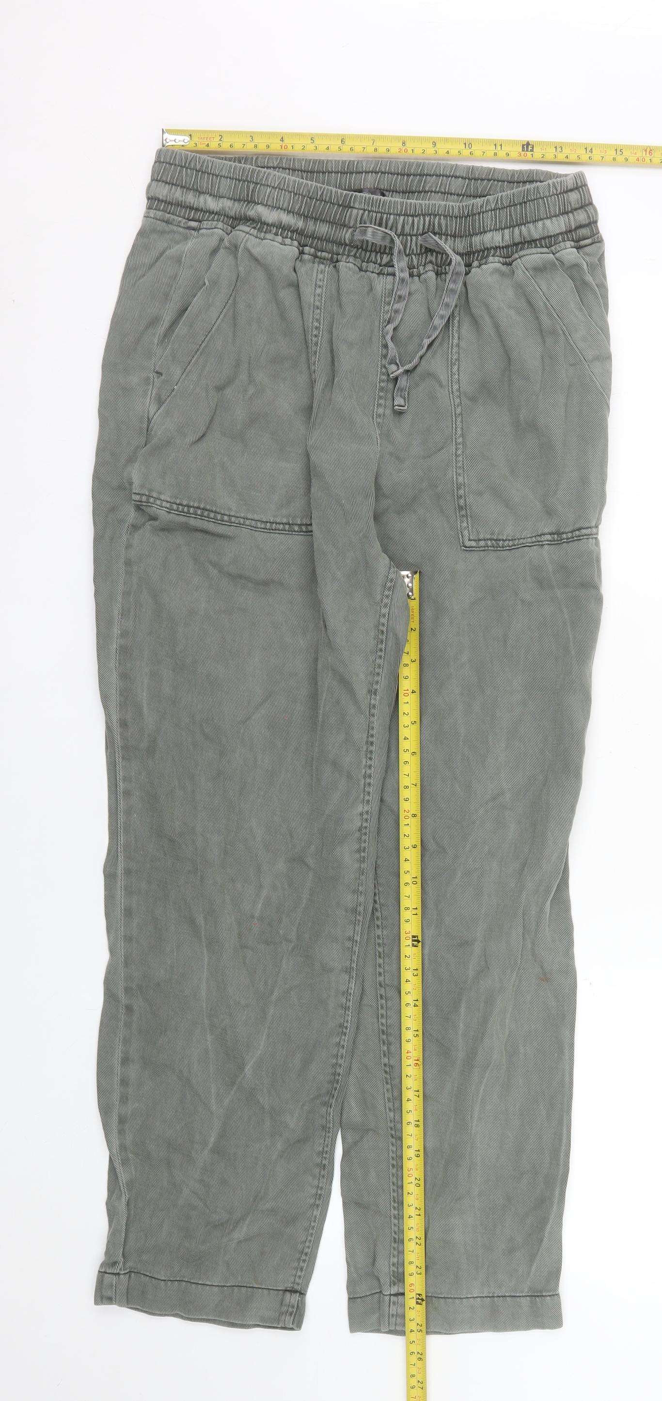 Dunnes Stores Men’s Grey Cargo Trousers M Regular Fit Cotton