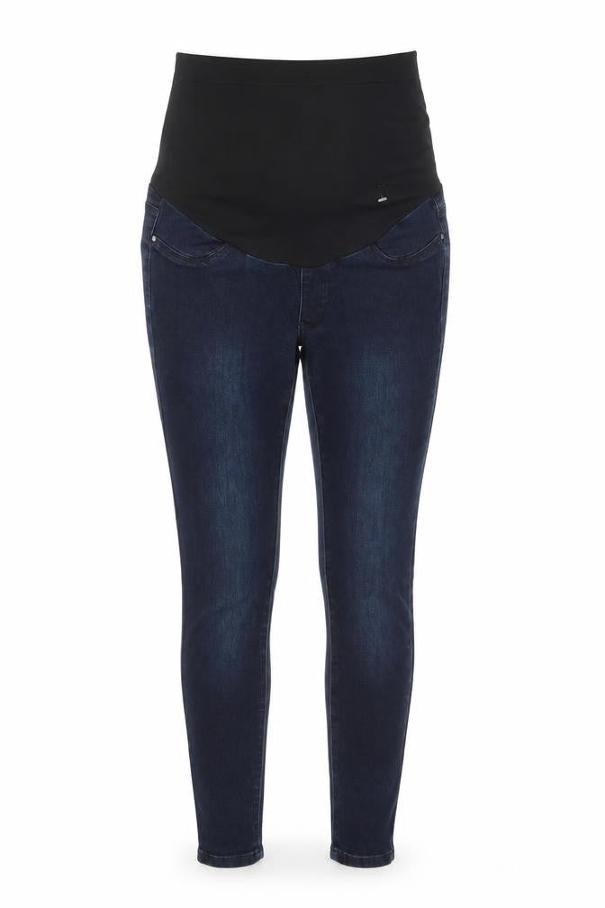 Dunnes Stores Women's Dark Blue Skinny Maternity Jeans Size 12