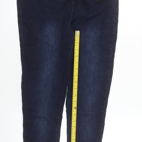 Dunnes Stores Women's Dark Blue Skinny Maternity Jeans Size 12