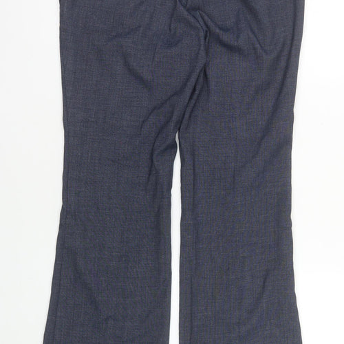 7th Avenue Women’s Blue Petite Dress Pants Size 8 Stretch Work Trousers