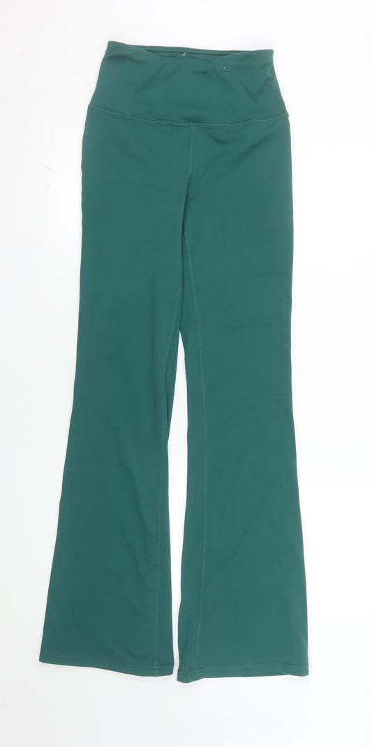 Dunnes Stores Women’s Green Flared Activewear Trousers XS