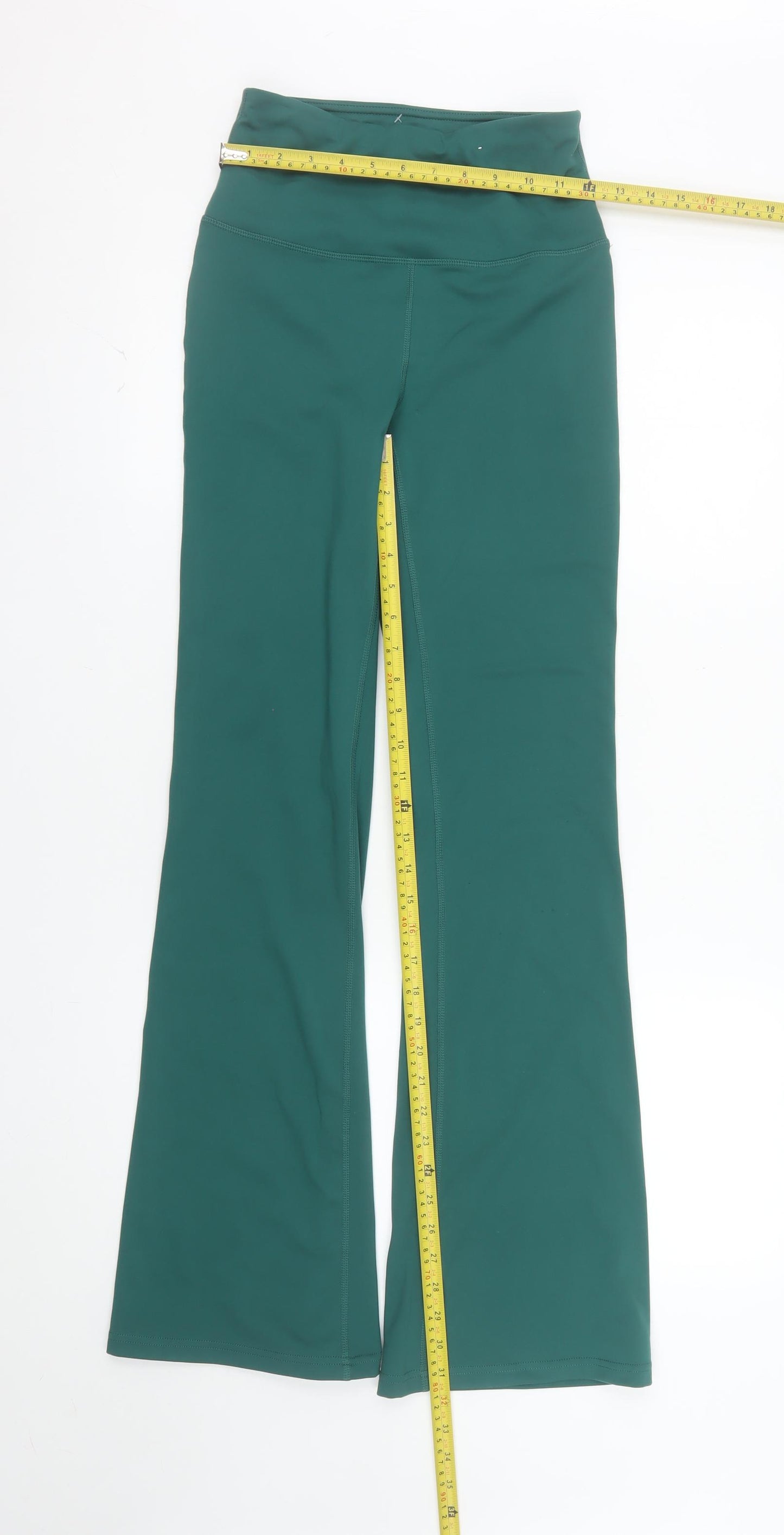 Dunnes Stores Women’s Green Flared Activewear Trousers XS