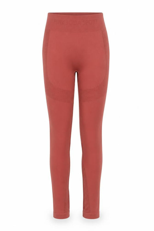 Pink Soda Sport Womens Brown Seamless Leggings XS Active Gymwear