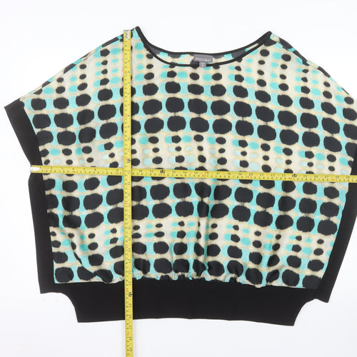 Roz & Ali Women’s Multicoloured Geometric Chiffon Blouse Size 18 Plus