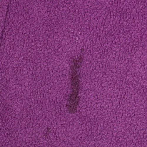 Campri Women's Purple Fleece Pullover Sweatshirt Size 16 1/4 Zip