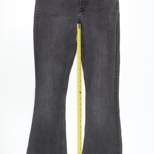 Primark Women Black Bootcut Jeans Size 8 Regular Fit Denim Co