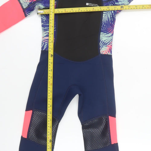 Mountain Warehouse Girls Navy Pink Wetsuit 3-4 Years UV Protection