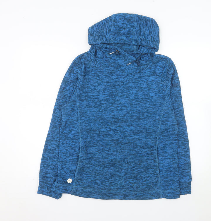Regatta Great Outdoors Women's Blue Hoodie UK 12 Pullover Fleece