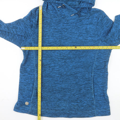 Regatta Great Outdoors Women's Blue Hoodie UK 12 Pullover Fleece