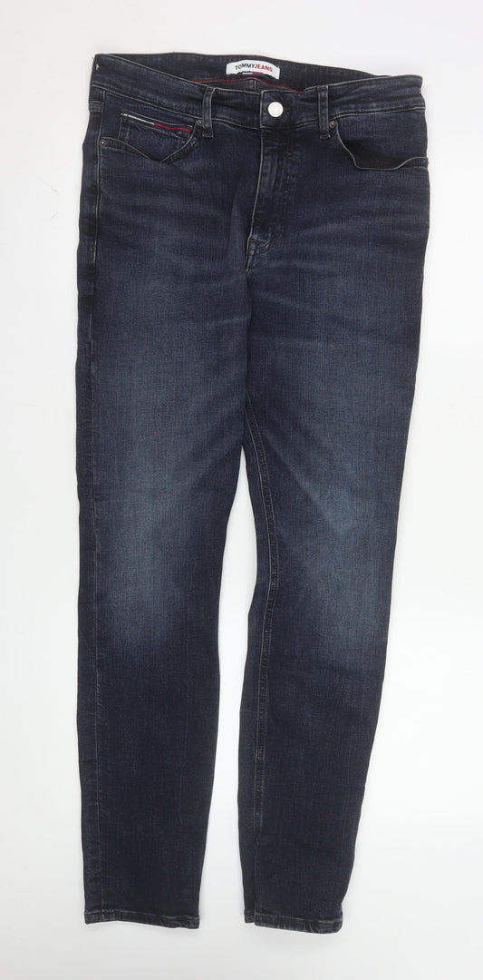 Tommy Jeans Men's Blue Slim Fit Dark Wash Denim Jeans 31W 32L