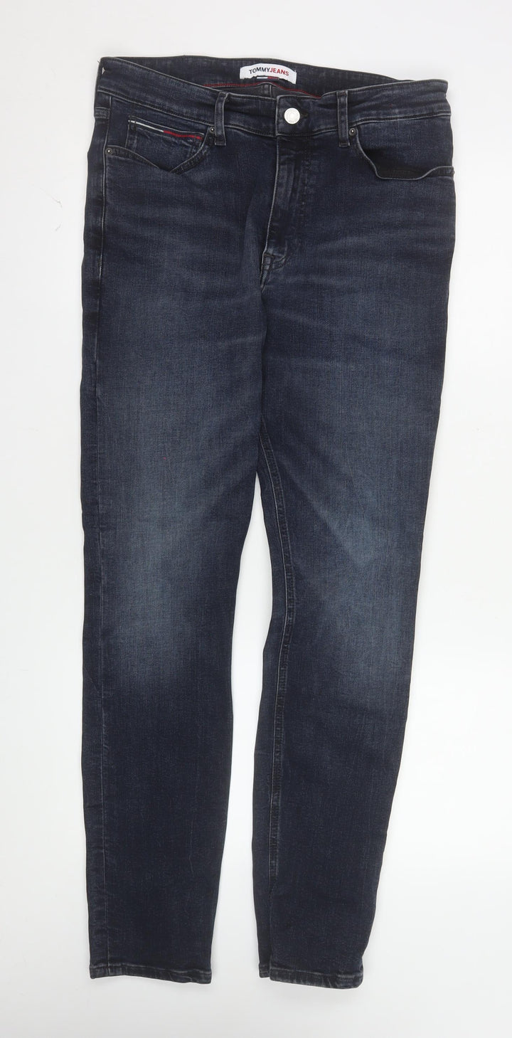 Tommy Jeans Men's Blue Slim Fit Dark Wash Denim Jeans 31W 32L