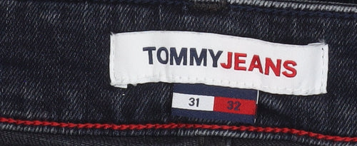 Tommy Jeans Men's Blue Slim Fit Dark Wash Denim Jeans 31W 32L