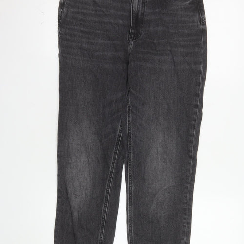 River Island Women’s Black High Rise Mom Jeans Size 8
